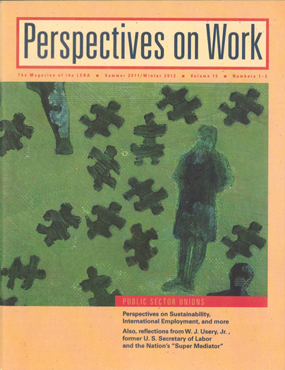 					View Vol. 15 No. 1-2: 2011/2012: Perspectives On Work
				