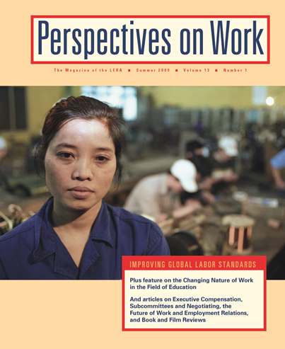 					View Vol. 13 No. 1: 2009: Perspectives On Work
				