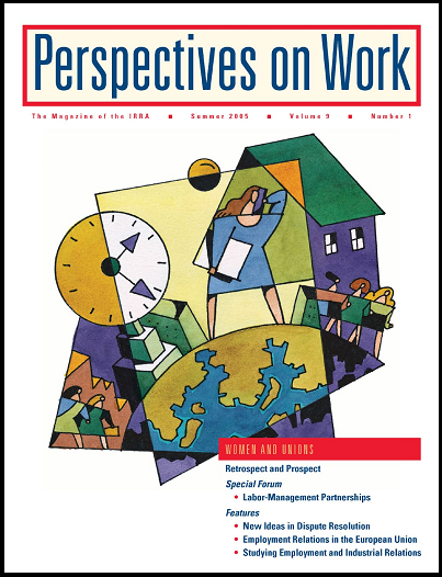 					View Vol. 9 No. 1: 2005: Perspectives on Work
				