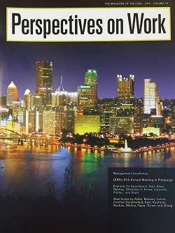 					View Vol. 19: 2015: Perspectives on Work
				