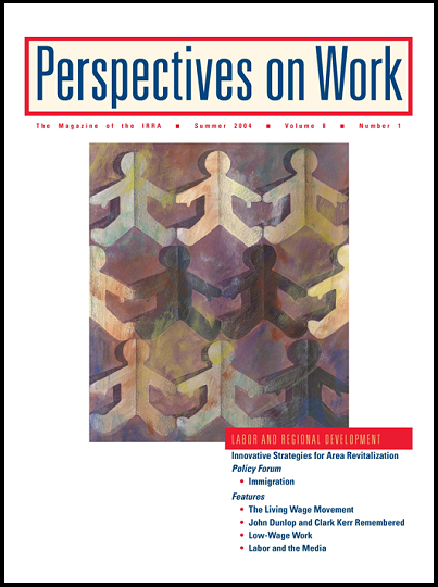 					View Vol. 8 No. 1: 2004: Perspectives on Work
				