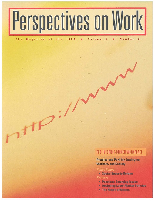 					View Vol. 6 No. 2: 2002: Perspectives on Work
				