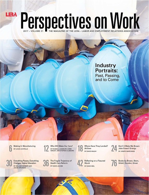 					View Vol 21: 2017: Perspectives on Work
				