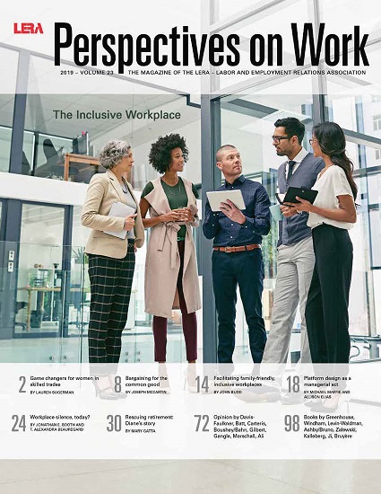 					View Vol. 23: 2019: Perspectives on Work
				