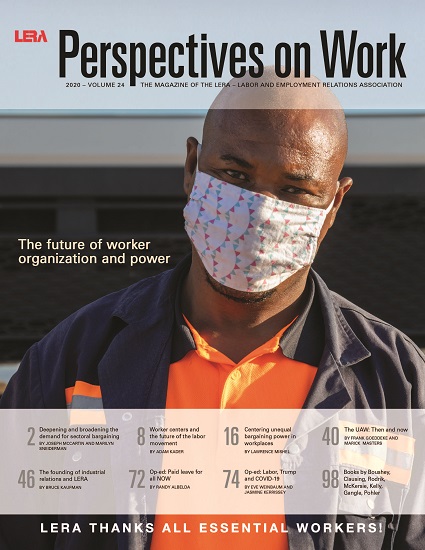 					View Vol 24: 2020: Perspectives on Work
				