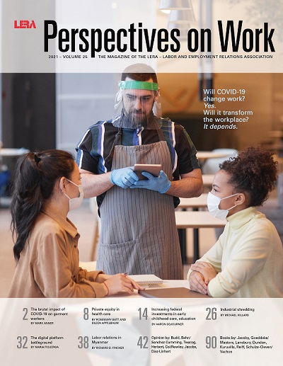 					View Vol 25: 2021: Perspectives on Work
				